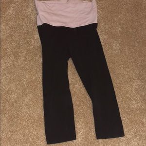 Pink Capri Yoga Pants